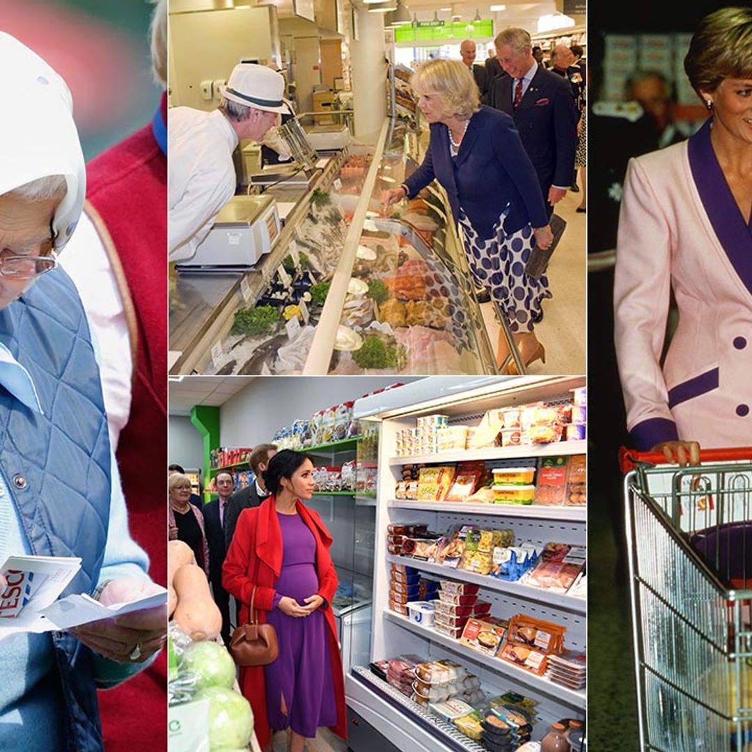 Supermarket sweep! When down-to-earth royals are spotted at the shops