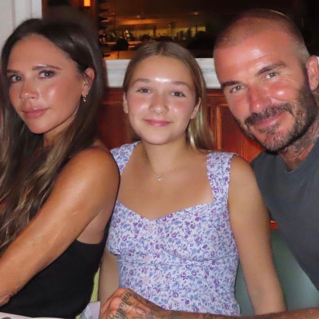 EXCLUSIVE: Harper Beckham, 12, follows in her mother Victoria's fashionable  footsteps as she totes a £2,200 Goyard handbag for a yacht trip with family  in Miami