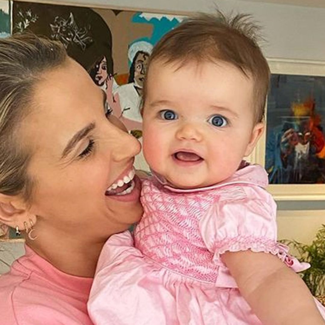 Vogue Williams' baby Gigi just waved like the Queen – see sweet video