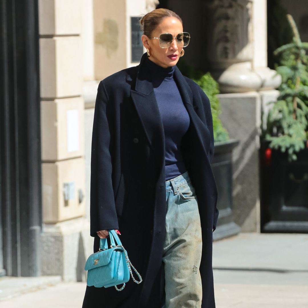 Jennifer Lopez is seen on April 07, 2024 in New York City.