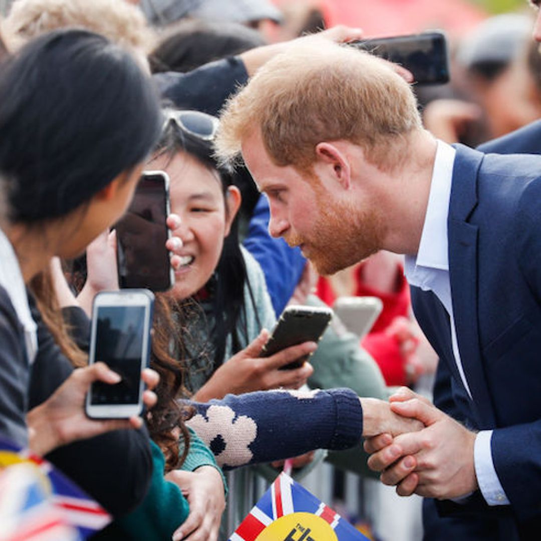 These were Prince Harry's emotional words of advice to a little boy who recently lost his mother