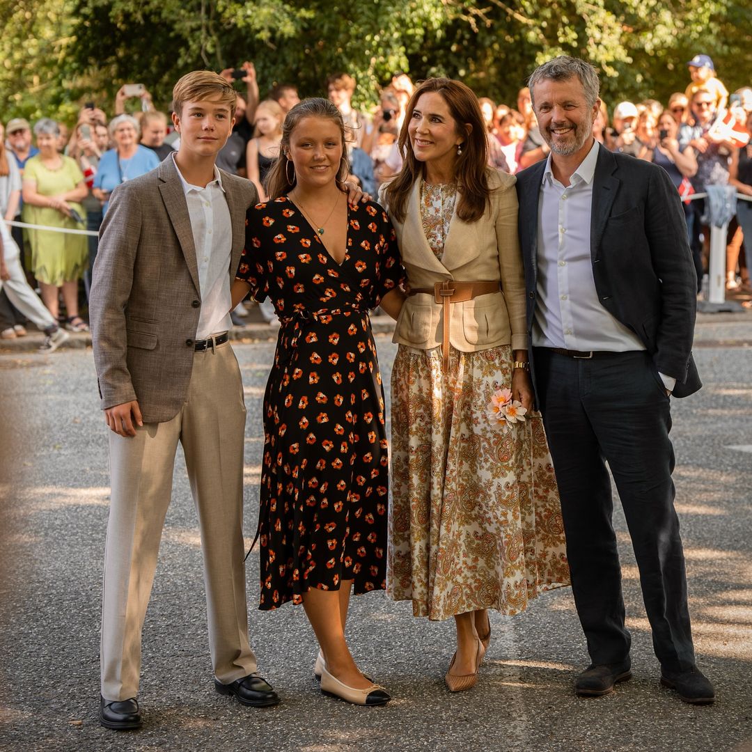 King Frederik and Queen Mary reappear with royal children after summer break