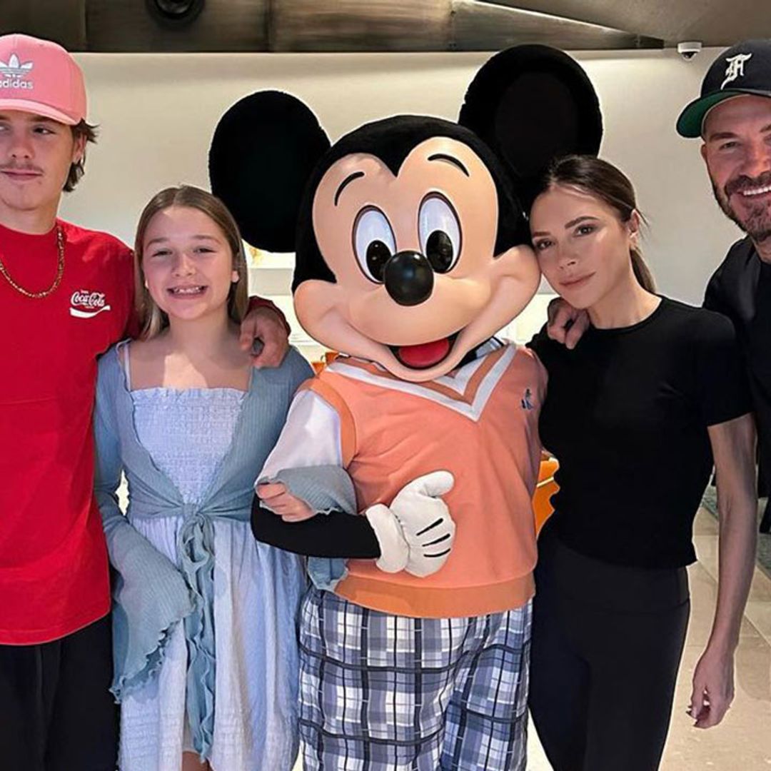 David and Victoria Beckham admit to 'missing' sons Brooklyn and Romeo during magical trip to Disney