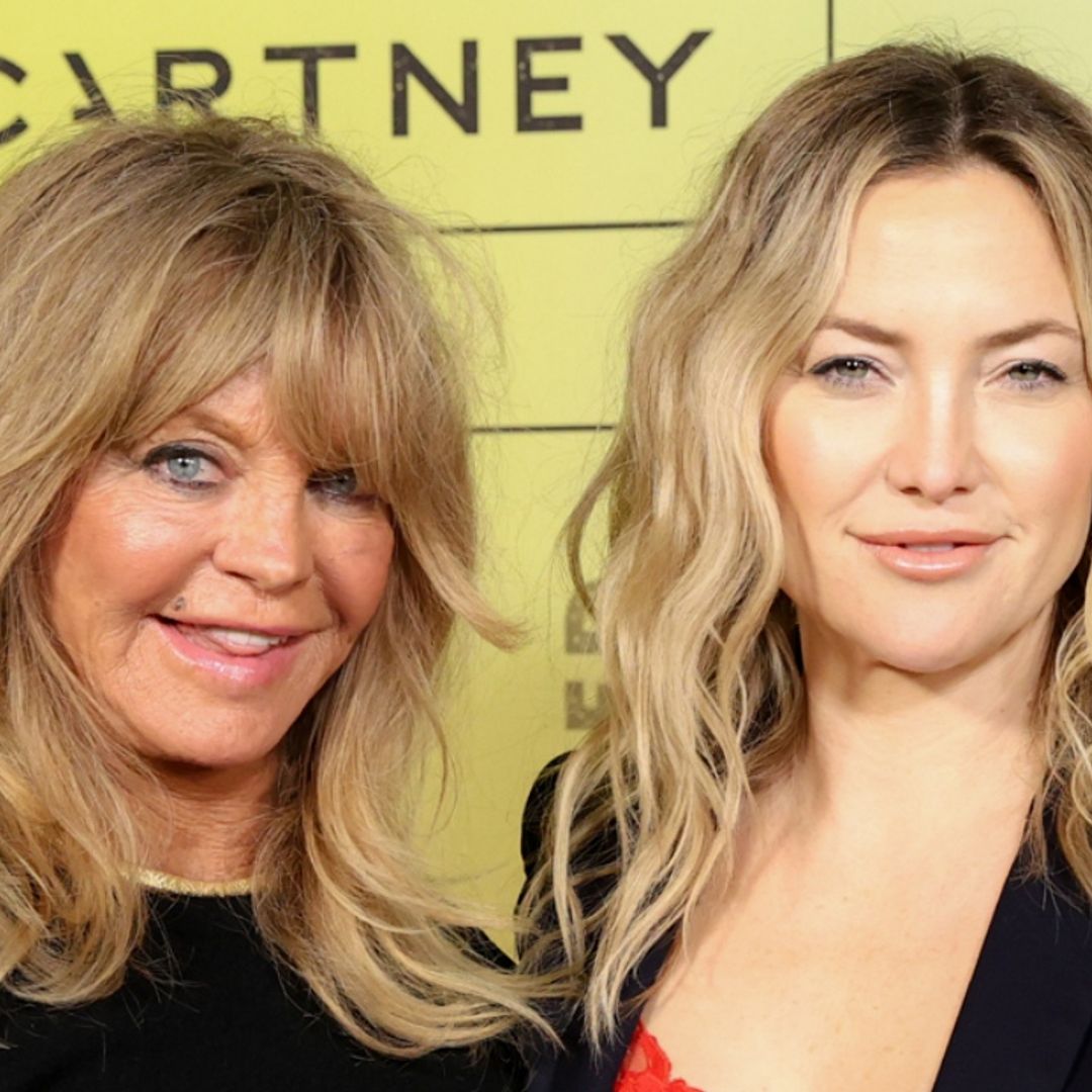 Goldie Hawn engages in shenanigans with daughter Kate Hudson - watch