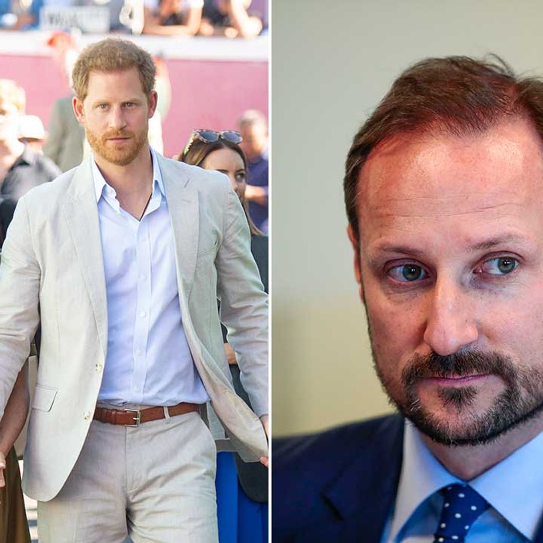 Crown Prince Haakon of Norway reacts to Prince Harry and Meghan Markle's shocking announcement