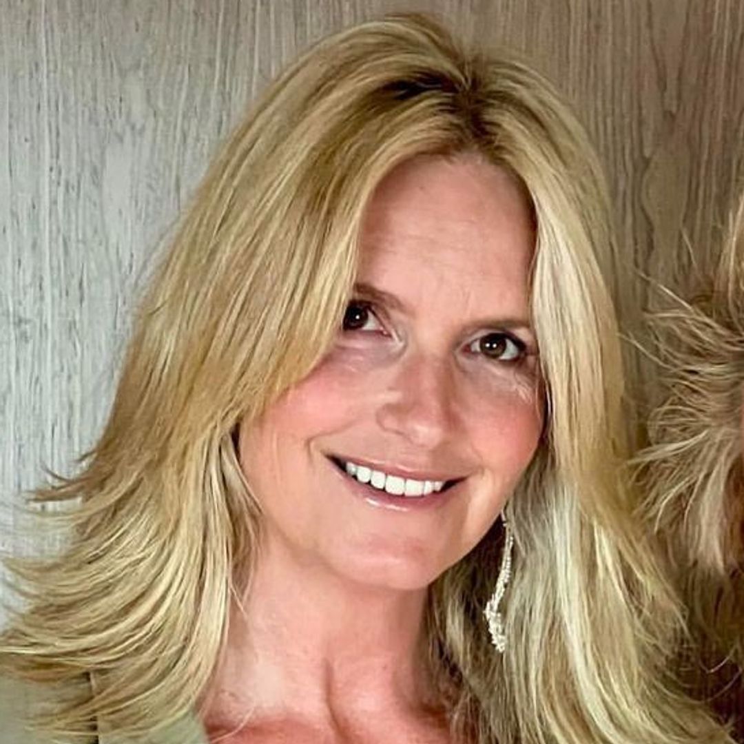 Penny Lancaster poses for rare photo with her two grown up sons Alastair and Aiden