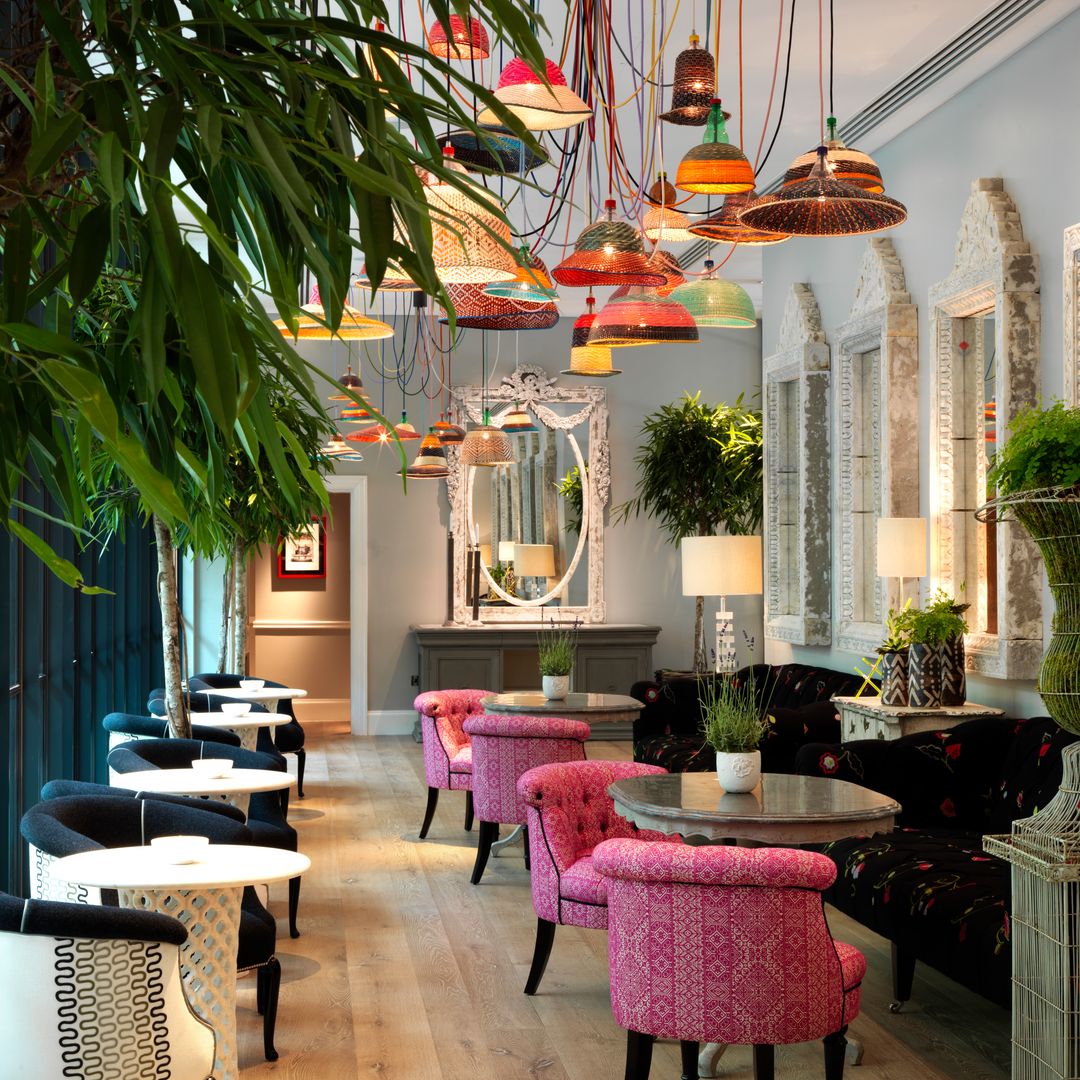 Interior of Ham Yard Hotel in London