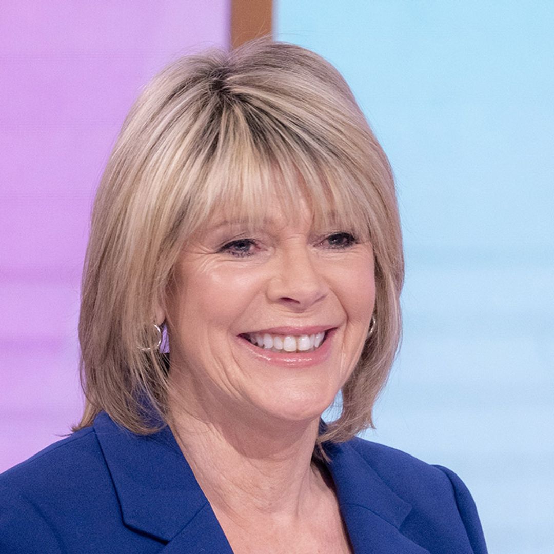 Ruth Langsford looks fabulous as she dazzles in turquoise jumper