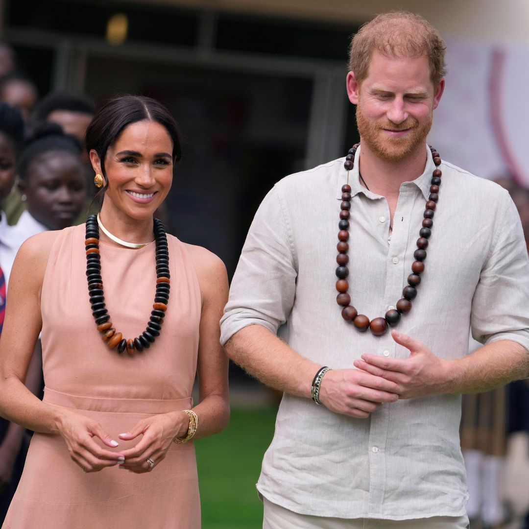 Prince Harry and Meghan Markle kick off day one in Nigeria with school visit 