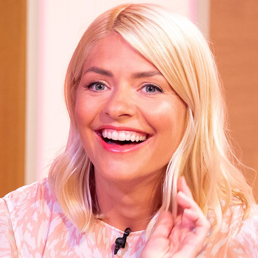 Holly Willoughby's rainbow tartan skirt has sent This Morning viewers wild