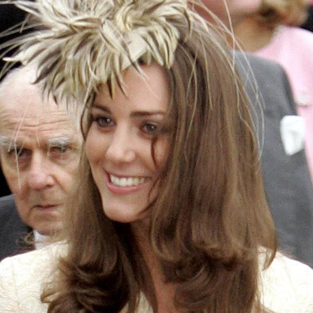 Princess Kate spotted in feathers in unseen wedding photo