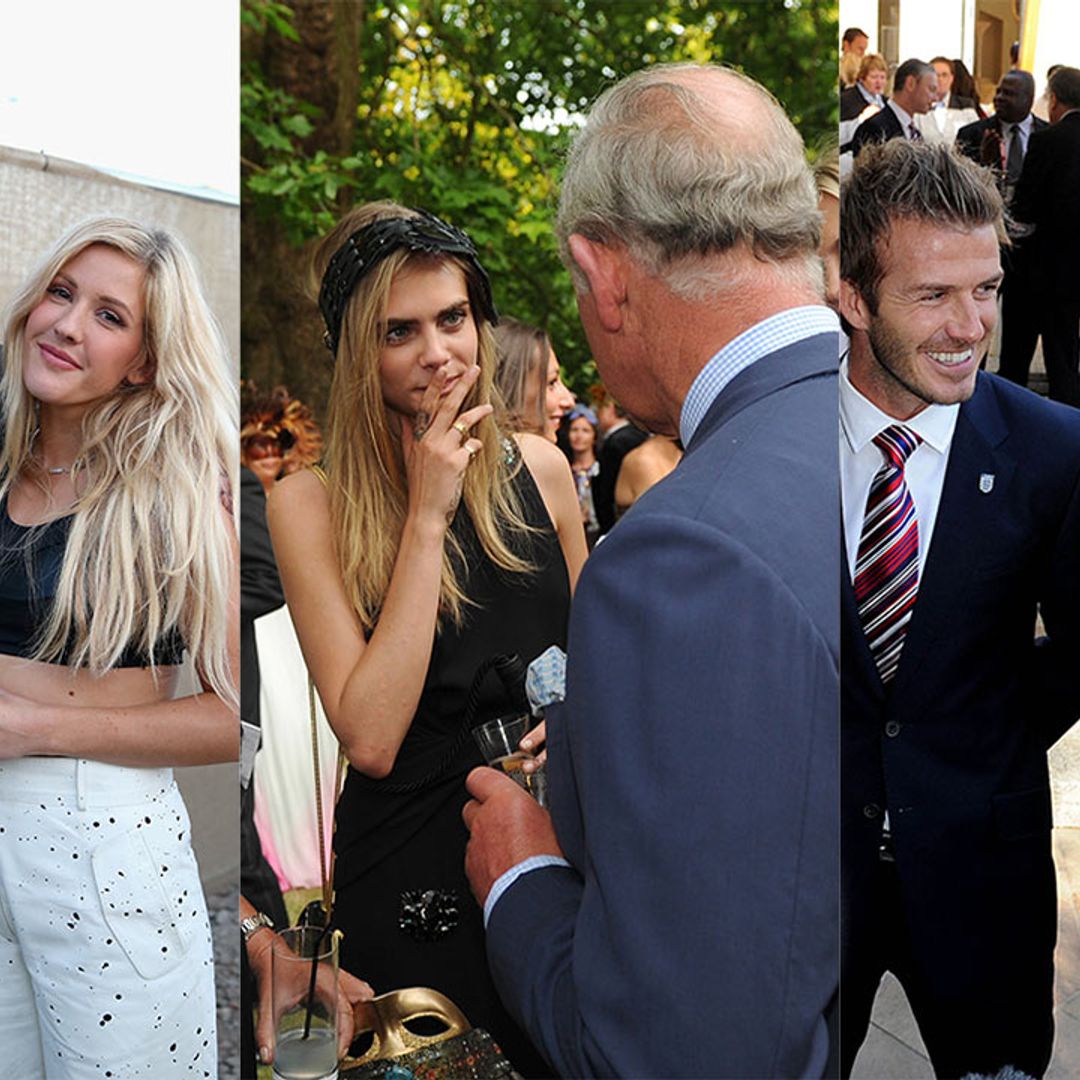 From Elton John, David Beckham and Cara Delevingne - here are some celebrities who have formed friendships with royalty…