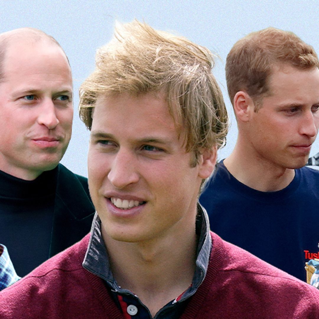 The evolution of Prince William's hair through the years