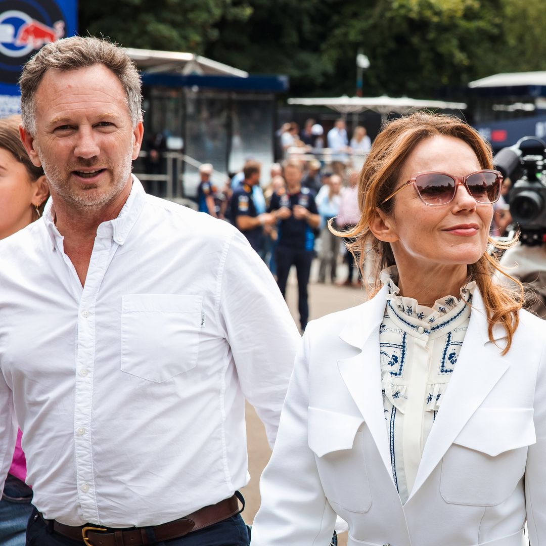 Geri Halliwell-Horner wows in skinny jeans as she puts on united front with husband Christian 