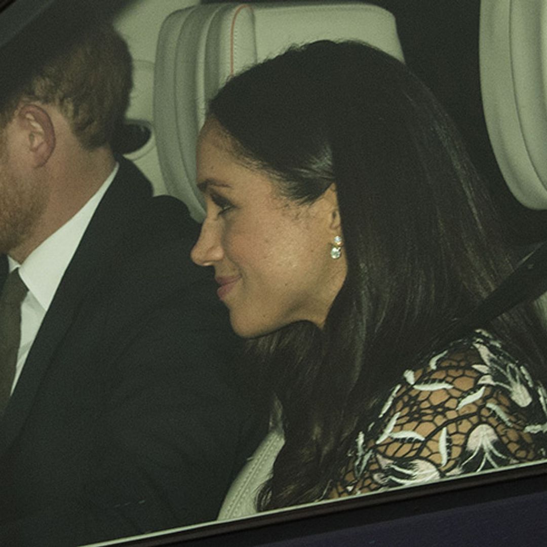 Meghan Markle stuns in £300 Self-Portrait dress at Queen's Christmas lunch