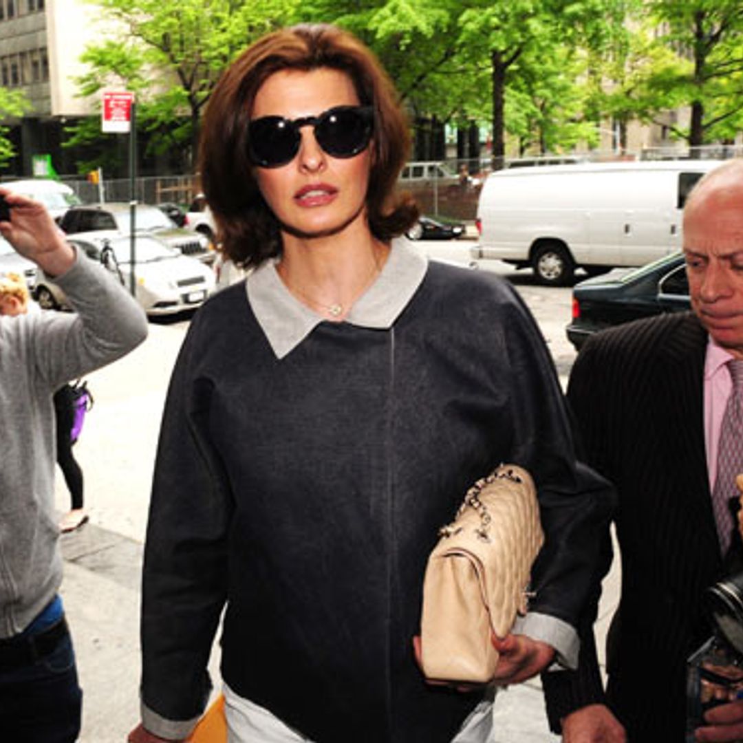 Friends rally round Linda Evangelista during childcare dispute with Salma's husband