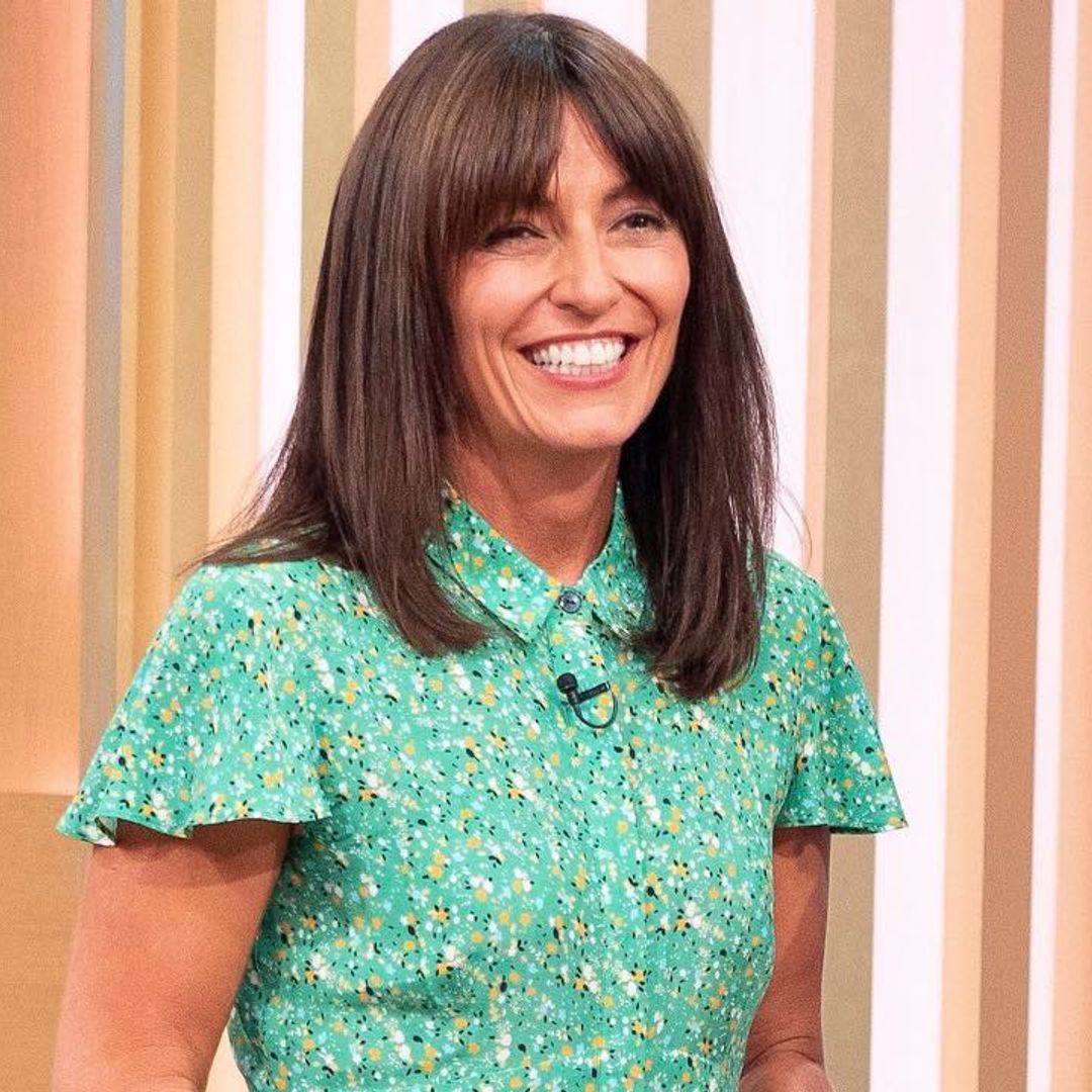 Davina McCall's green floral dress on This Morning is perfect for the sunny weekend ahead
