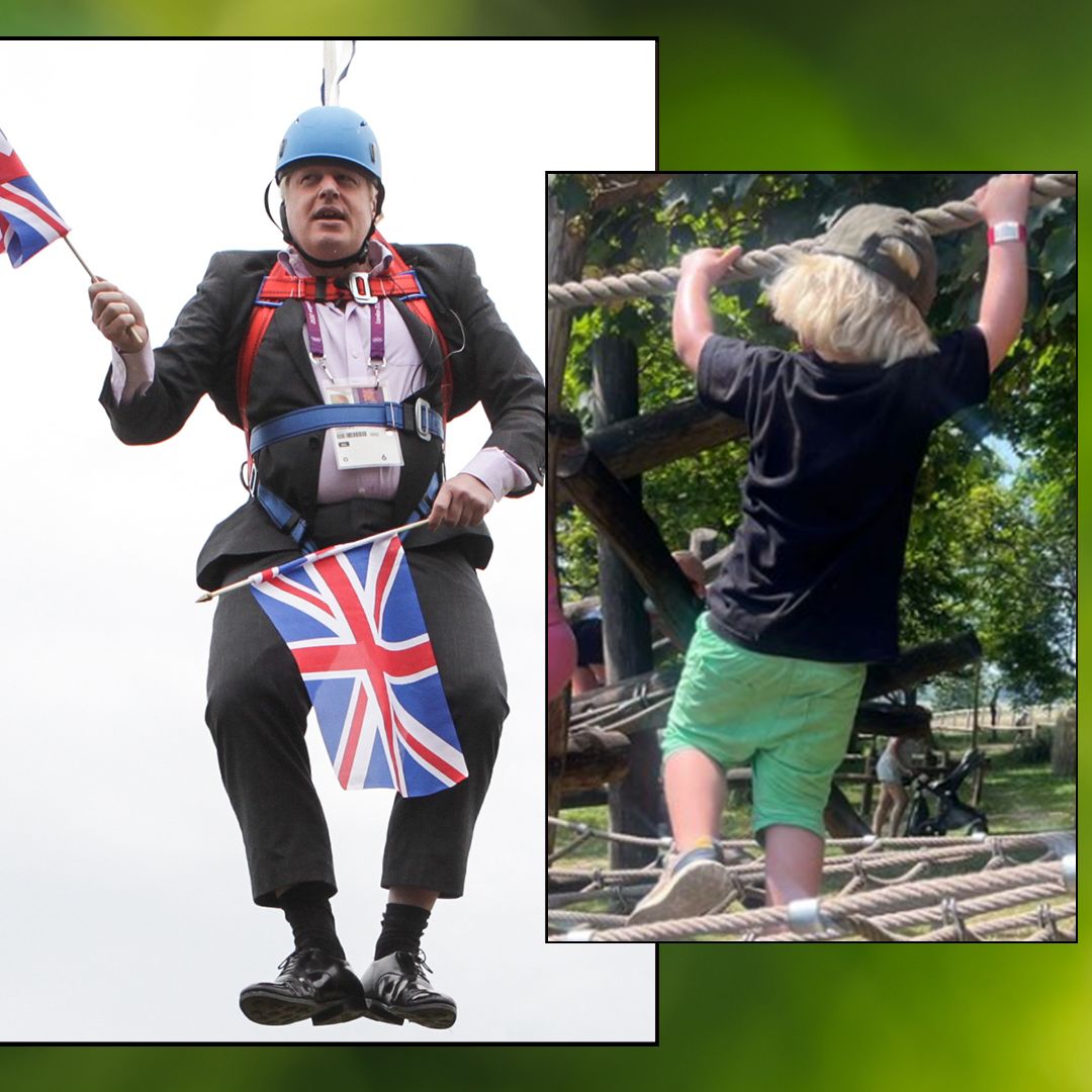 Carrie Johnson's son Wilf recreates dad Boris' iconic zipwire moment