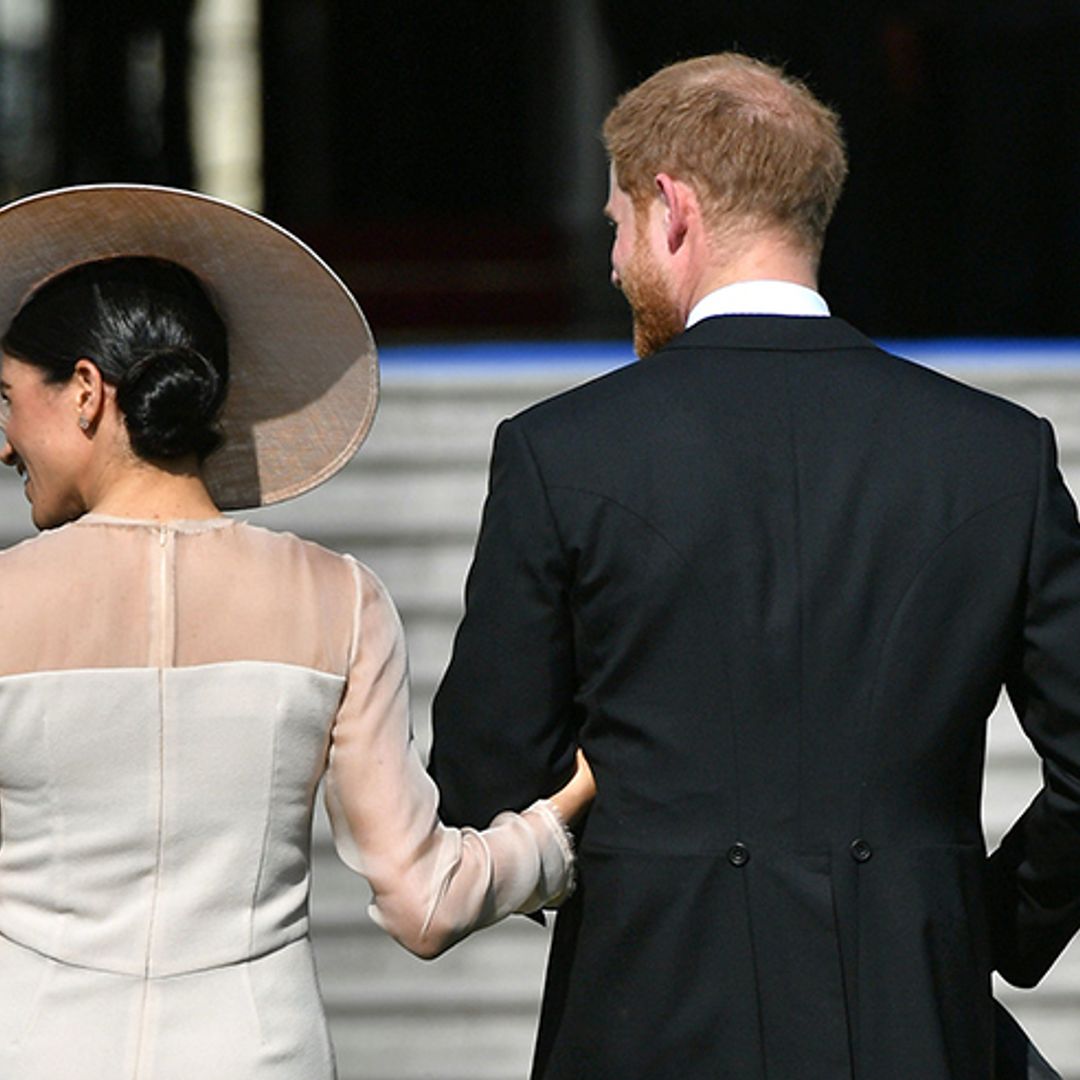 Prince Harry and Meghan Markle look madly in love at first official appearance post-wedding