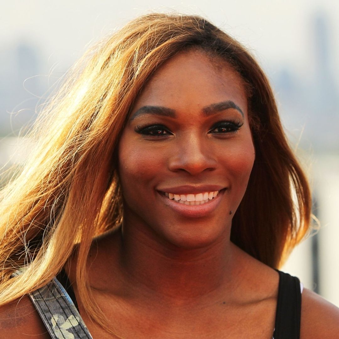 Serena Williams is positively glowing in figure-hugging gown in beachside photos