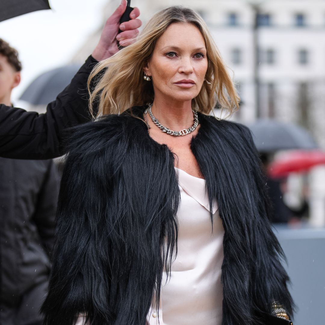 Kate Moss exudes glamour in striking cut-out dress at exclusive gathering
