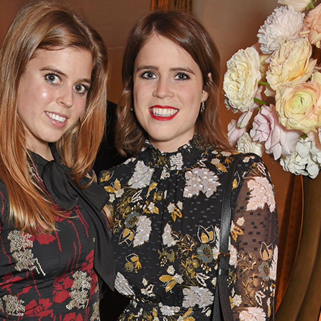 Princess Beatrice and Eugenie looked gorgeous in flower-print dresses