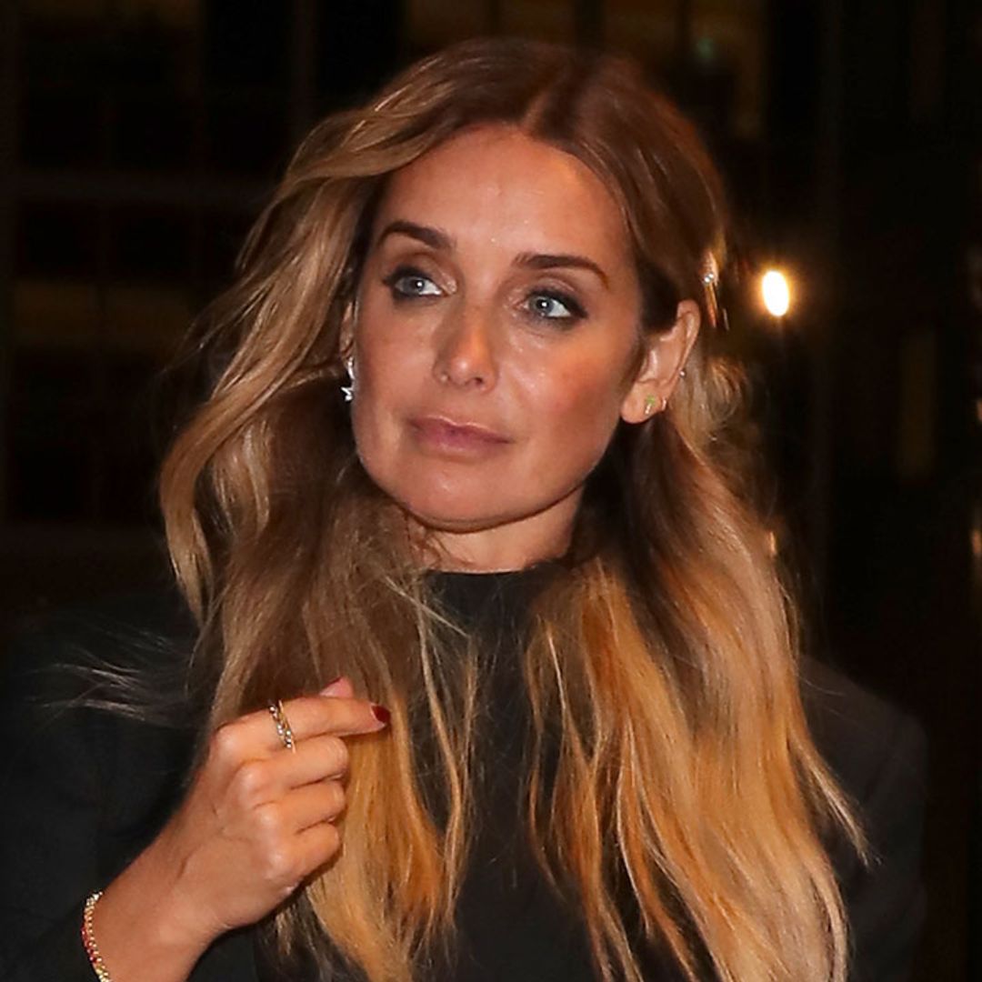 Louise Redknapp rocks figure-hugging leather trousers – and wait 'til you see her shoes