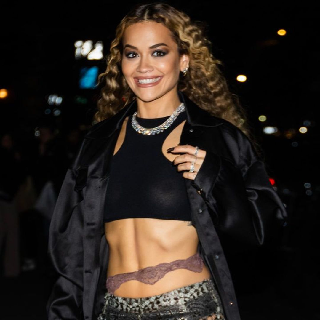 Rita Ora just showed off her £500,000 engagement ring for the first time