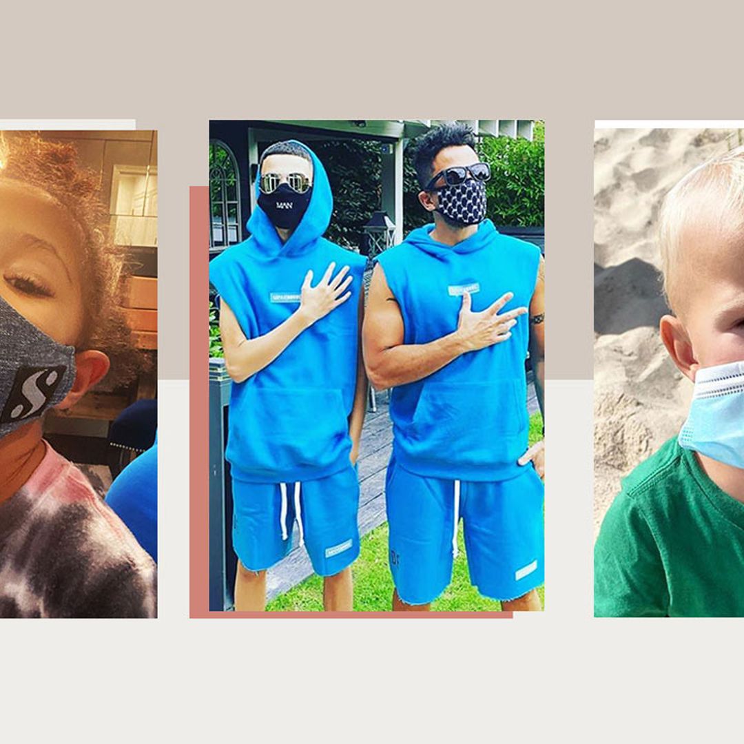 11 celebrity kids in face masks - and they're just like their famous parents