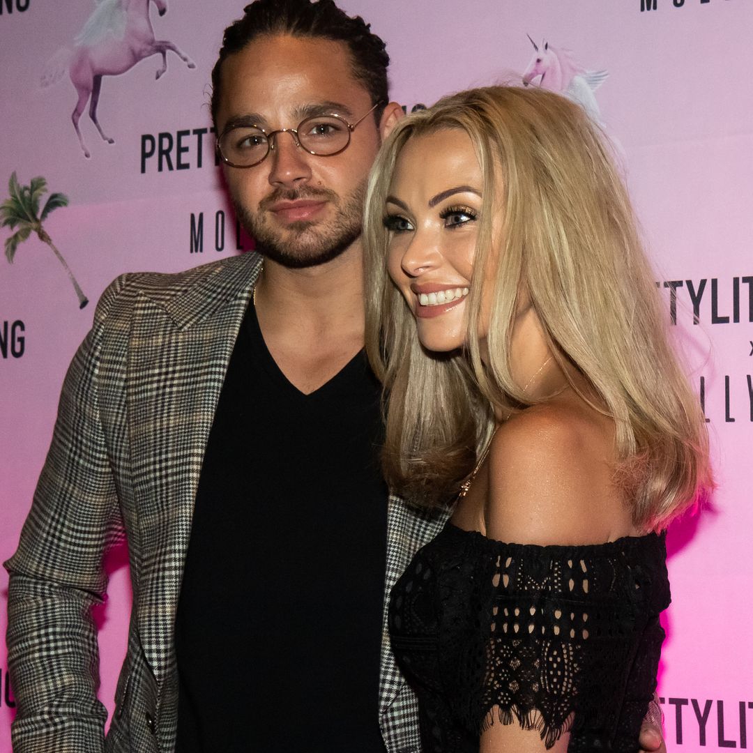 Adam Thomas' bride's sheer mesh second wedding dress and face jewels could rival Strictly's sequins