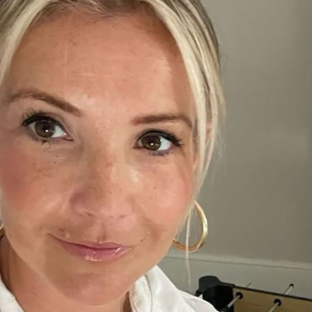 Helen Skelton stuns in an open-back swimsuit as she shares special holiday photo