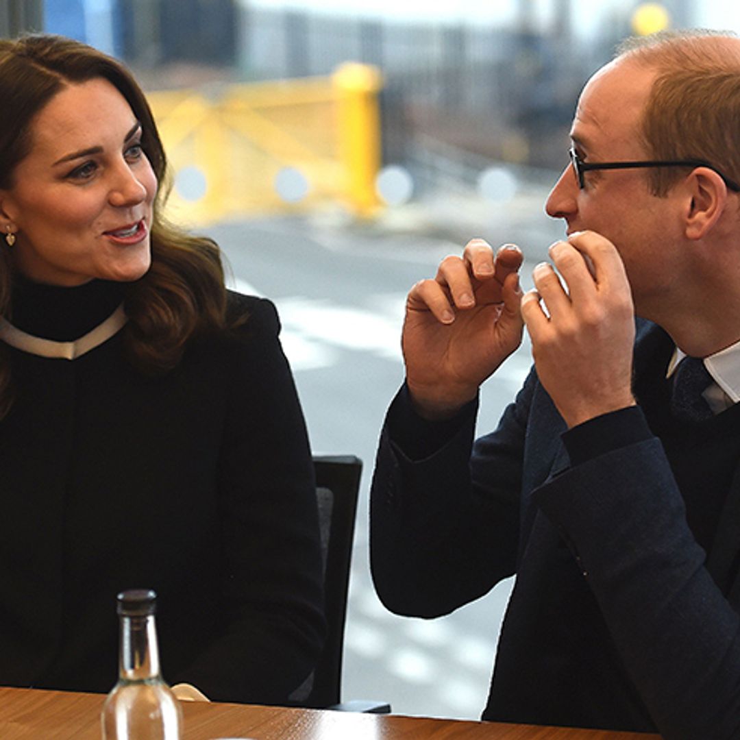 Kate hides baby bump on visit to Birmingham with Prince William
