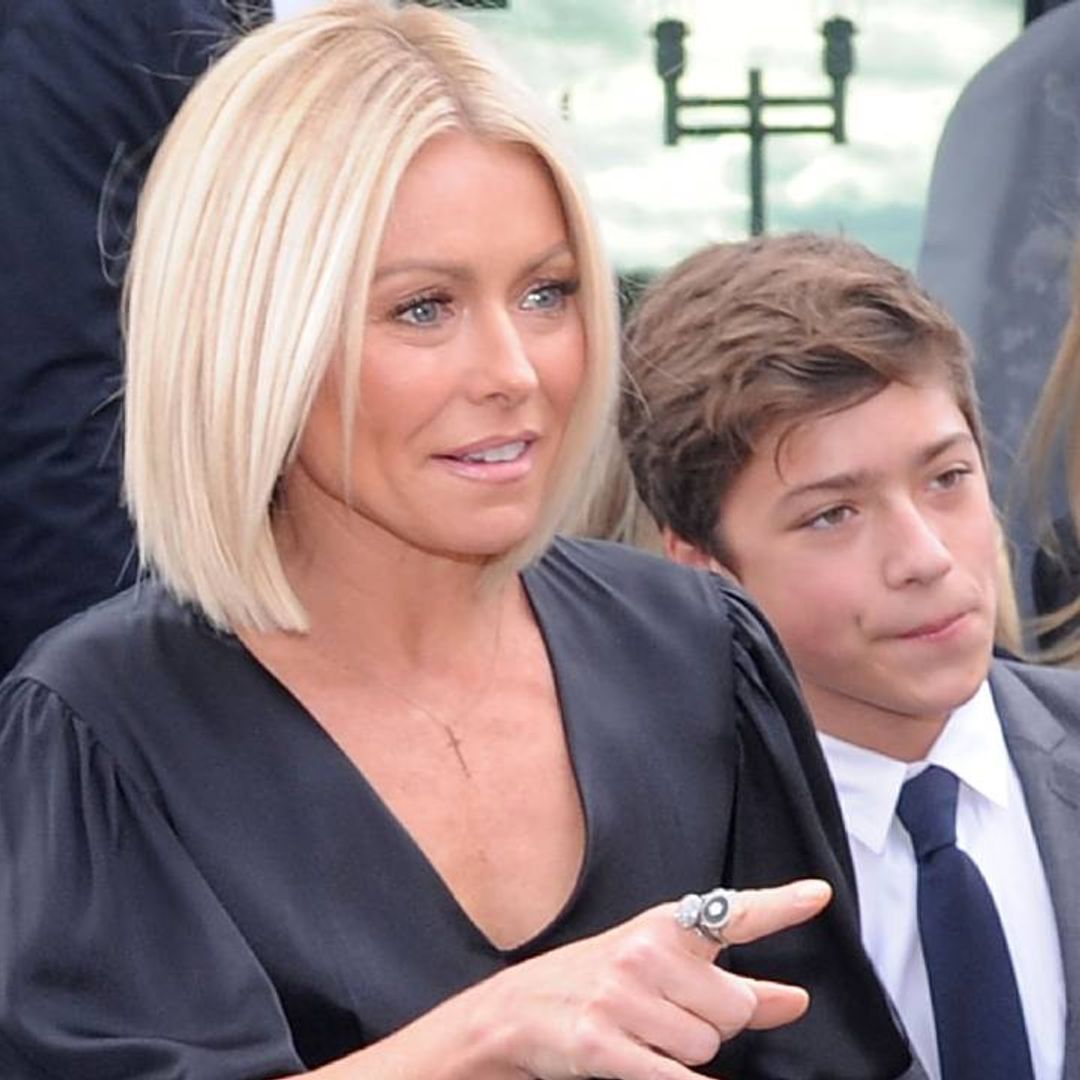 Kelly Ripa's son Joaquin divides fans in new family photos with famous parents