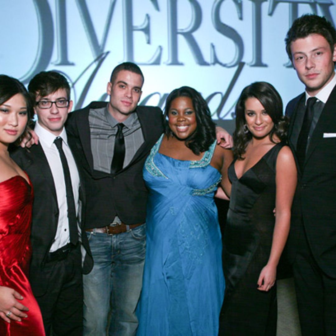 Lea Michele leads Glee stars at emotional service for Cory Monteith