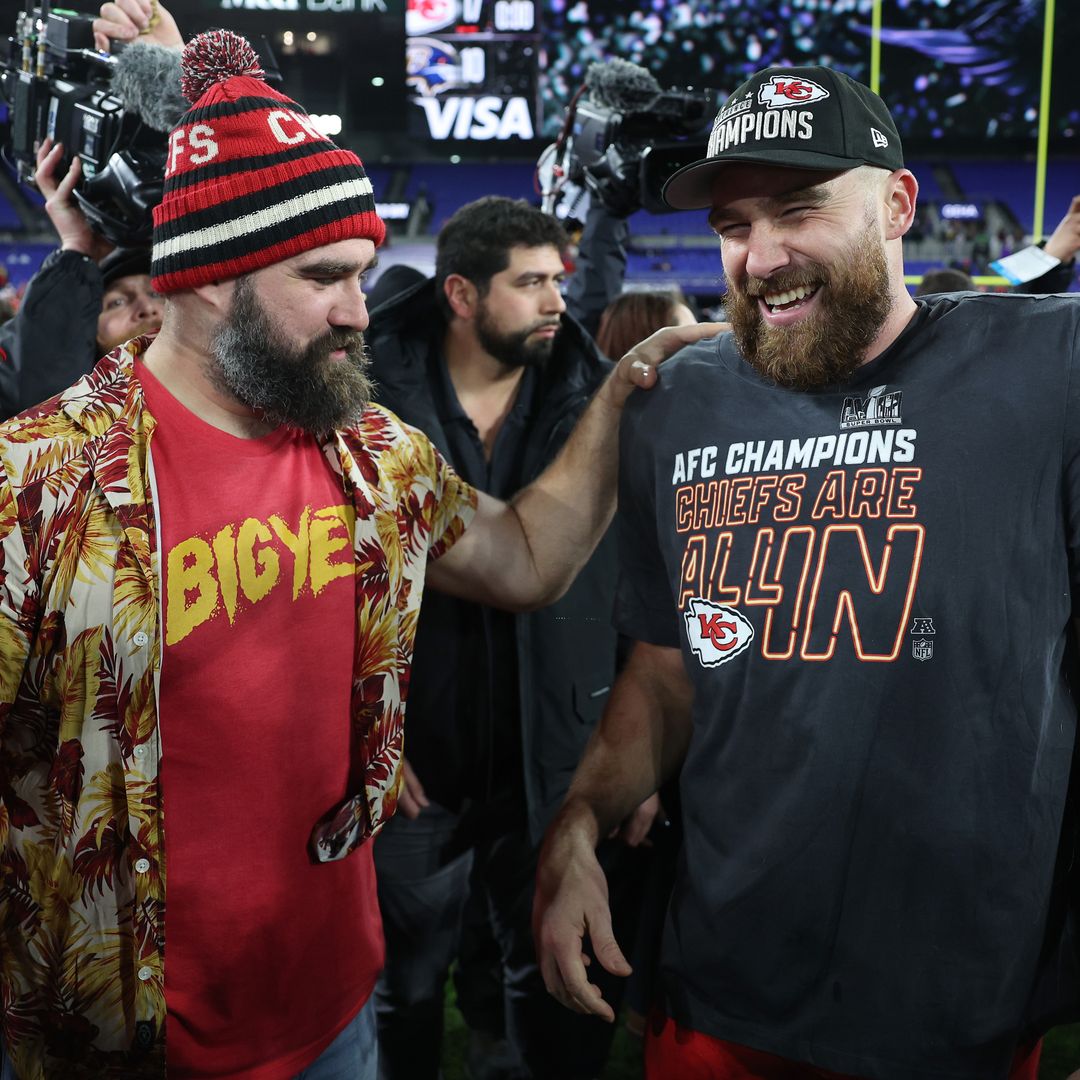 Travis and Jason Kelce emotionally thank Taylor Swift fans after they win huge award