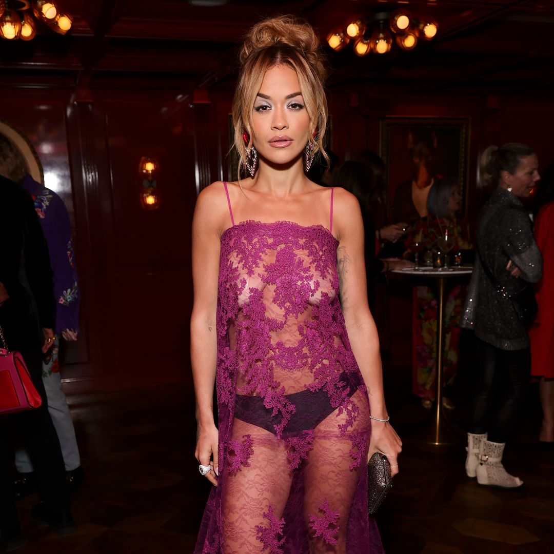 Rita Ora's see-through holiday dress is this season's hottest trend