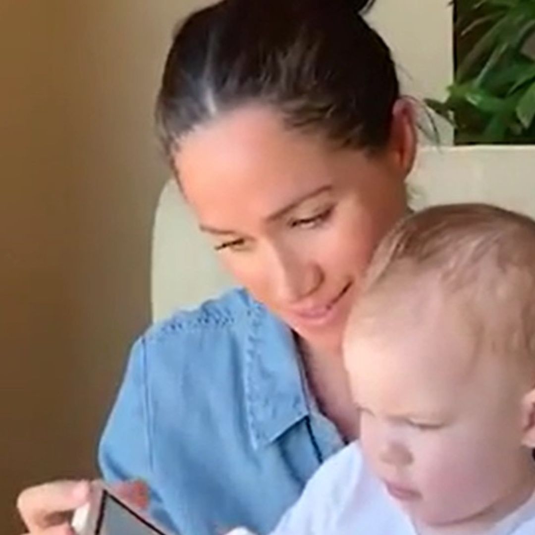 The sweet detail you missed in baby Archie's first birthday video