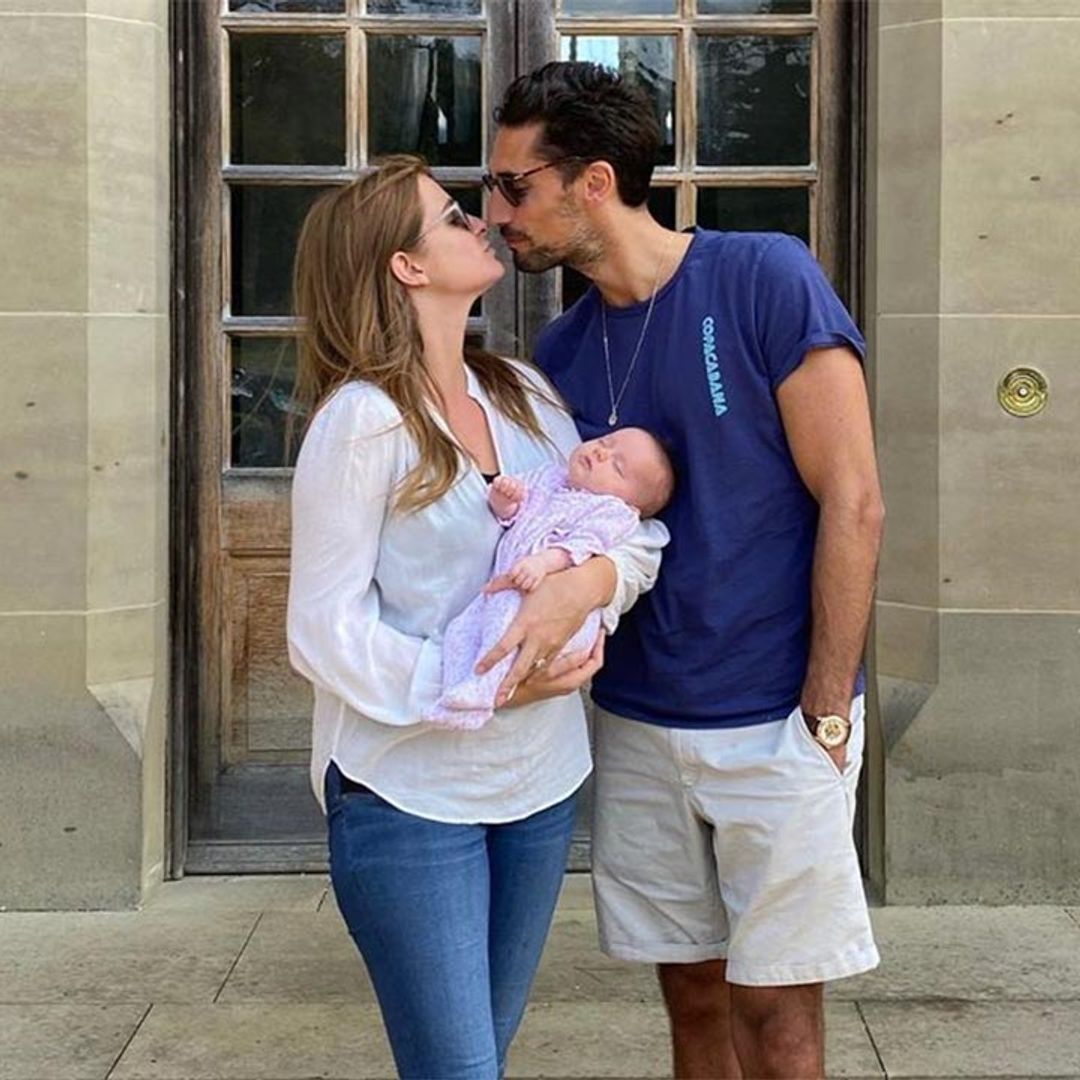 Millie Mackintosh and Hugo Taylor return to wedding venue with daughter Sienna on 2nd anniversary