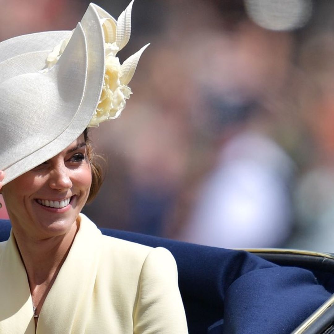 Kate Middleton looks elegant in zesty yellow Alexander McQueen at Trooping the Colour 2019
