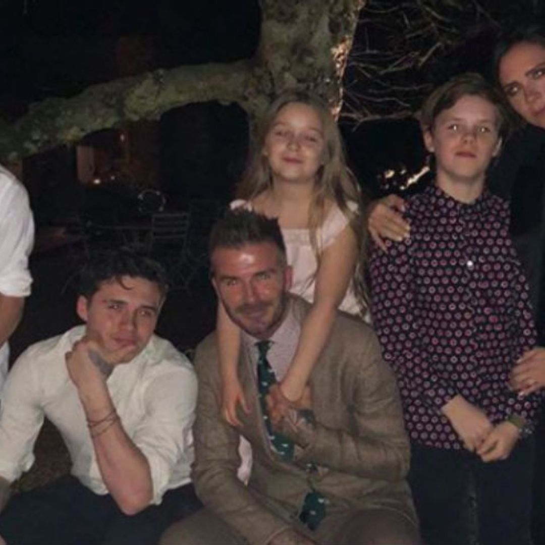 Victoria Beckham shows off her dance moves at mum's birthday party