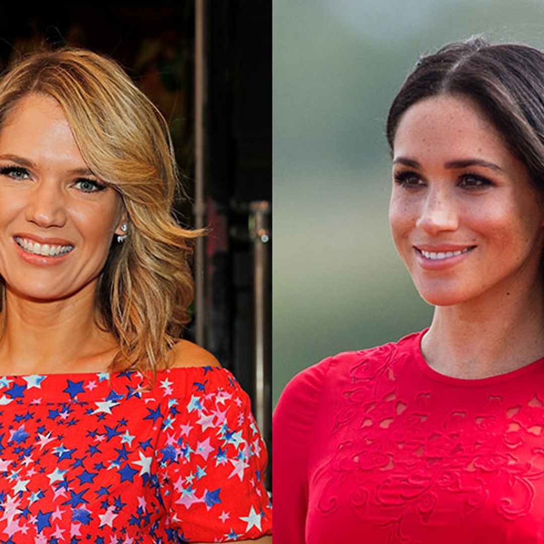 Charlotte Hawkins just compared herself to Meghan Markle with her own wardrobe malfunction