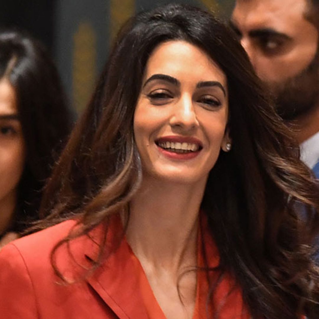 Amal Clooney returns to work three months after welcoming twins