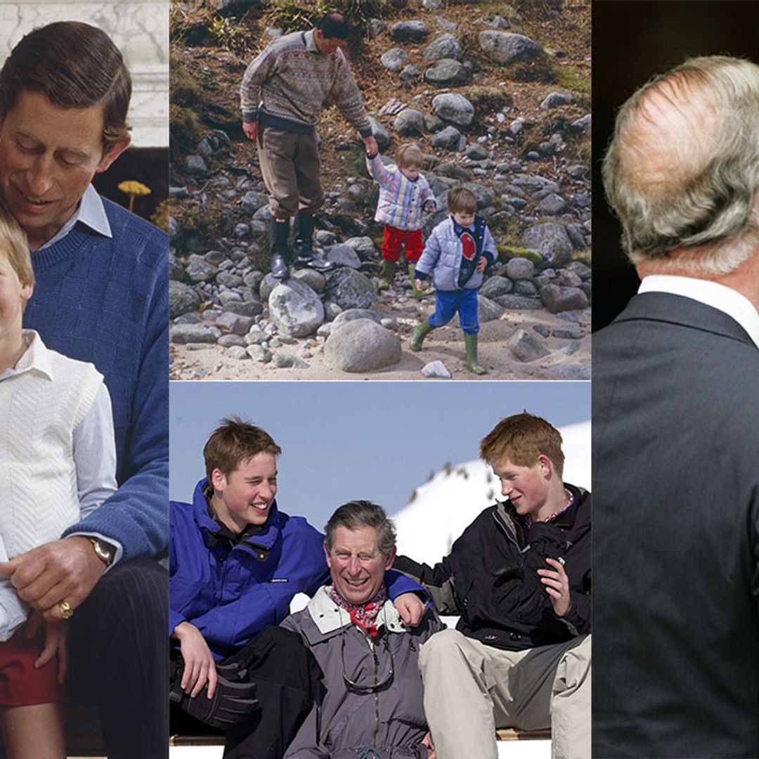 16 photos that show Prince Charles' close fatherly bond with his sons