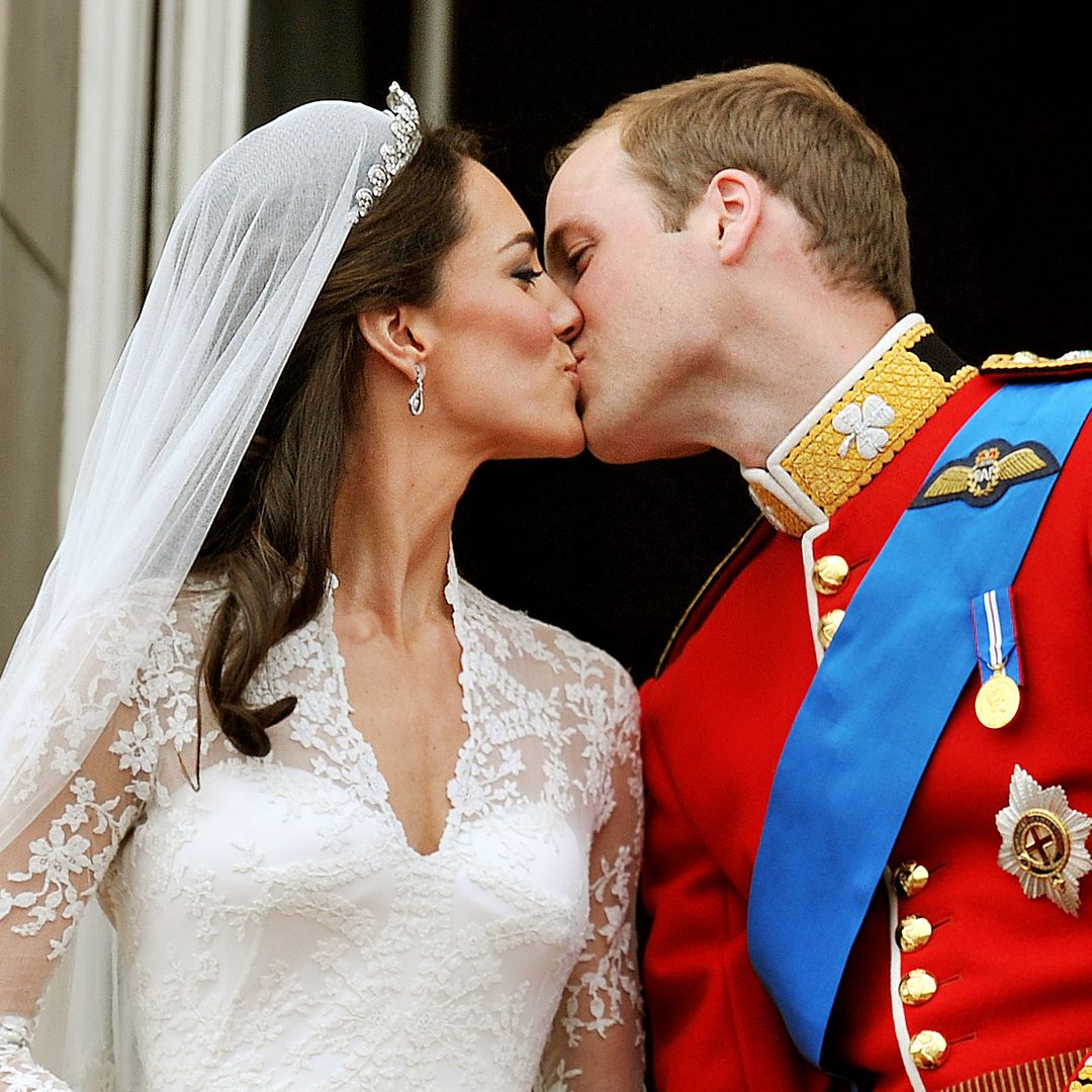 13 of the most romantic royal wedding kisses through history