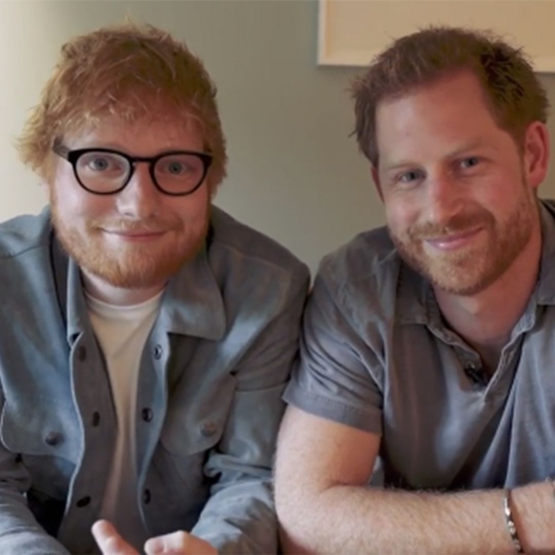 WATCH: Prince Harry and Ed Sheeran bond over ginger hair in brilliant new video for World Mental Health day