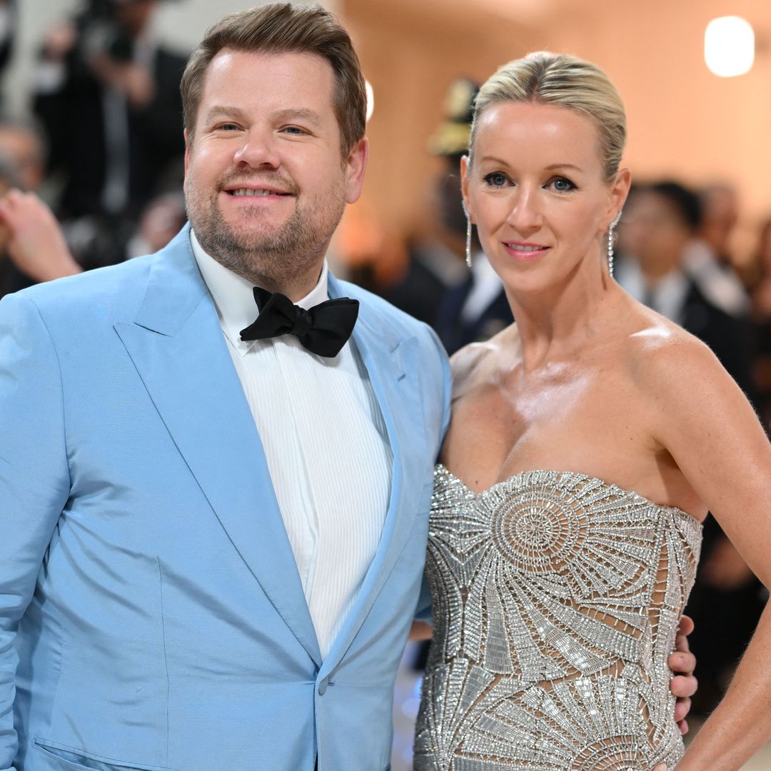James Corden's wife Julia looks like a blushing bride in show-stealing Met Gala gown