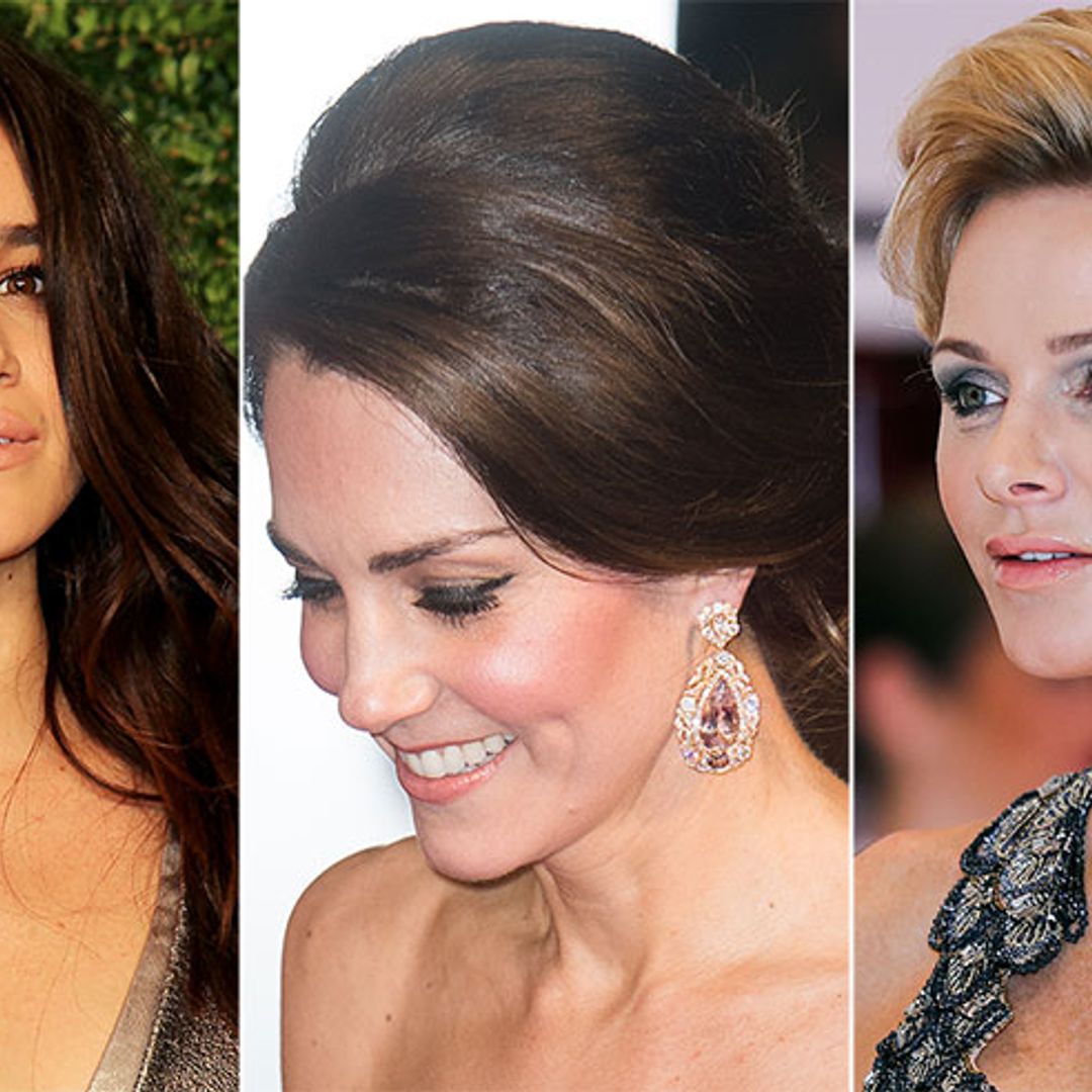 When the royals go glam! NYE hair and beauty inspiration from Kate Middleton, Meghan Markle, and MORE