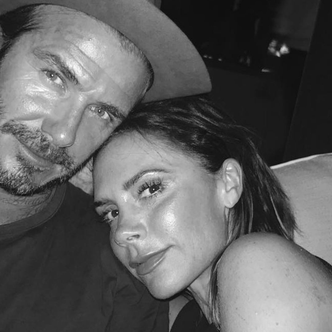 Victoria Beckham reveals her endless legs in surprisingly candid family photo