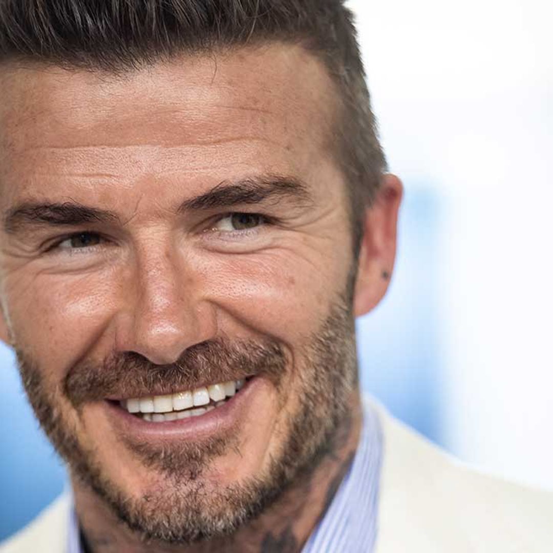 David Beckham melts hearts with sweet throwback snap of daughter Harper