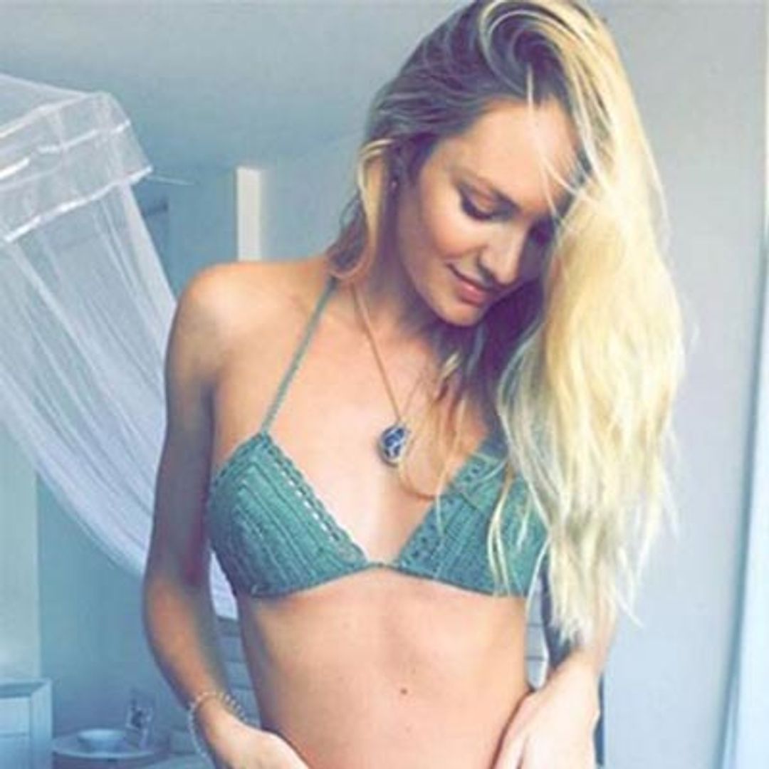 Victoria's Secret angel Candice Swanepoel shares cute bump selfie